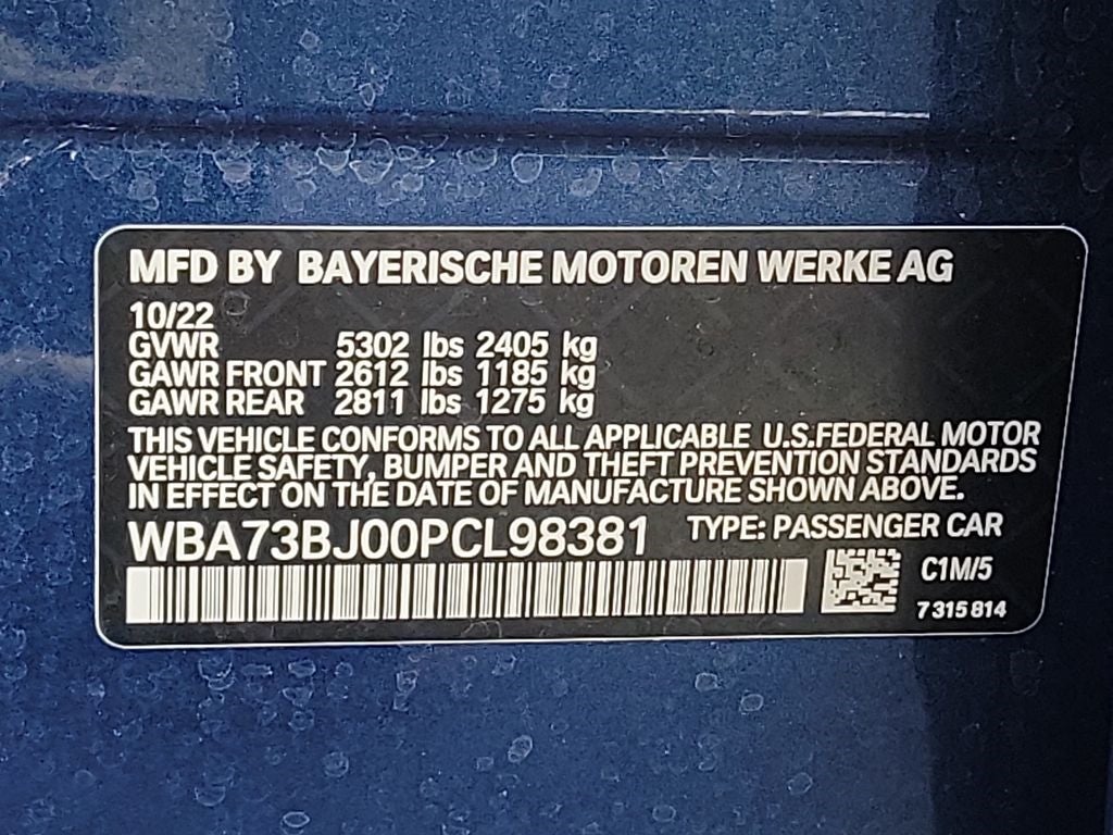 2023 BMW 5 Series 540i xDrive Premium Package